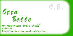 otto belle business card